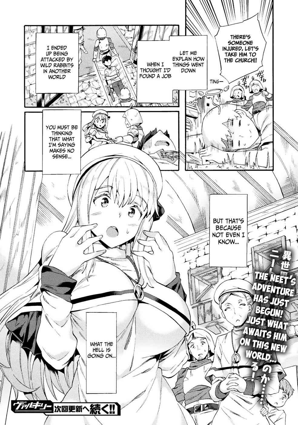 NEET dakedo Hello Work ni Ittara Isekai ni Tsuretekareta Chap 1 - Next Chap 2