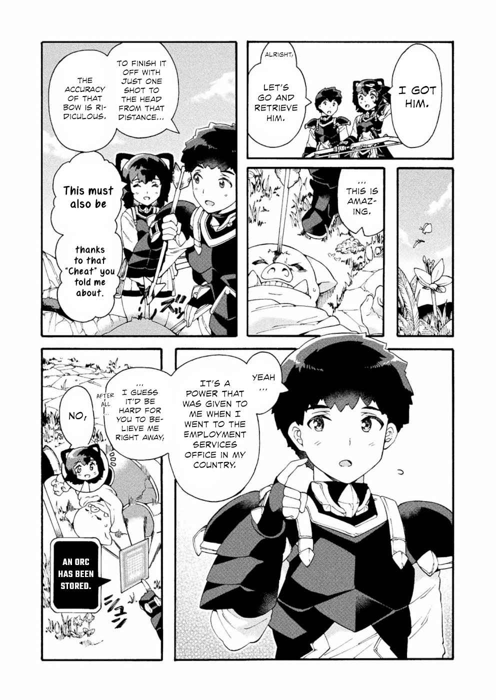 NEET dakedo Hello Work ni Ittara Isekai ni Tsuretekareta Chap 17 - Next Chap 18