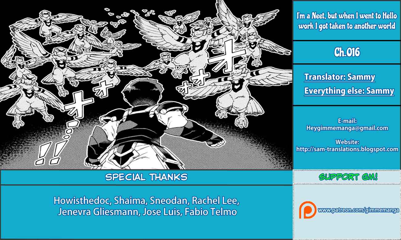 NEET dakedo Hello Work ni Ittara Isekai ni Tsuretekareta Chap 16 - Next Chap 17