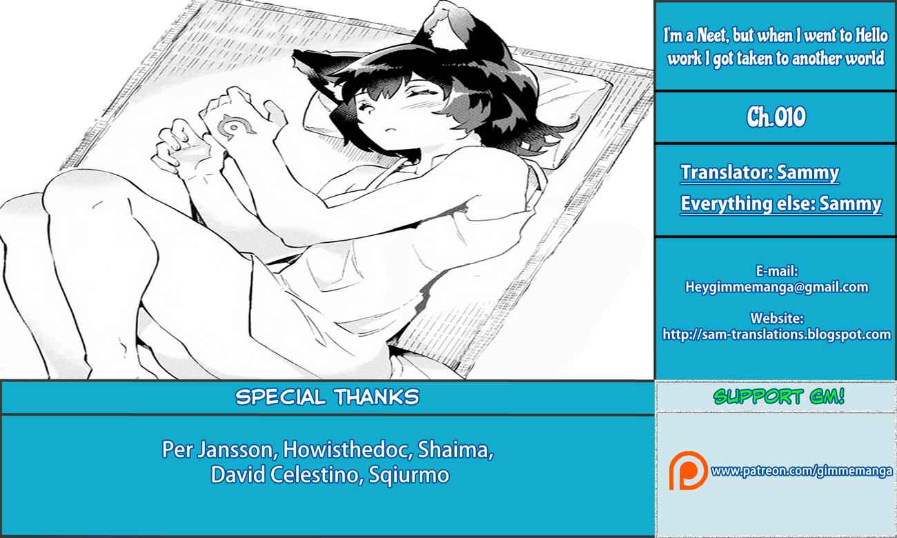 NEET dakedo Hello Work ni Ittara Isekai ni Tsuretekareta Chap 10 - Next Chap 11
