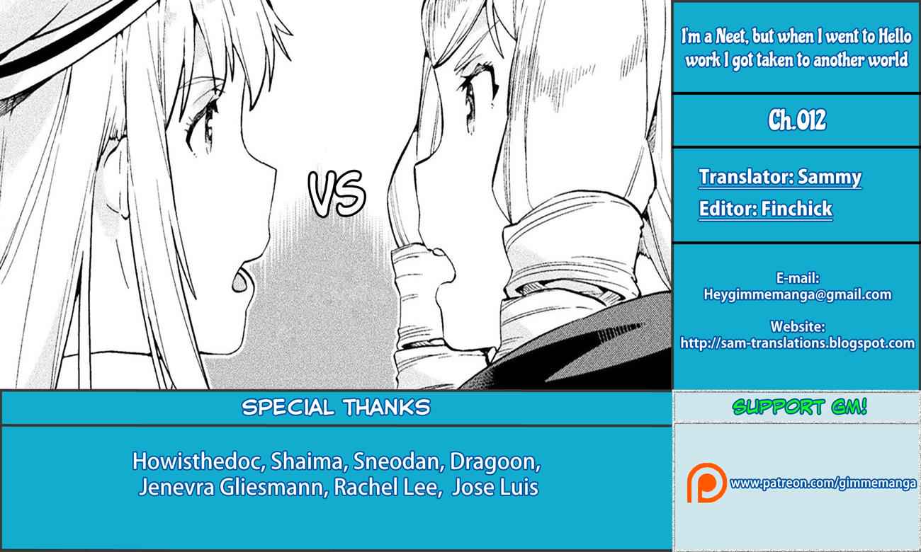 NEET dakedo Hello Work ni Ittara Isekai ni Tsuretekareta Chap 12 - Next Chap 13