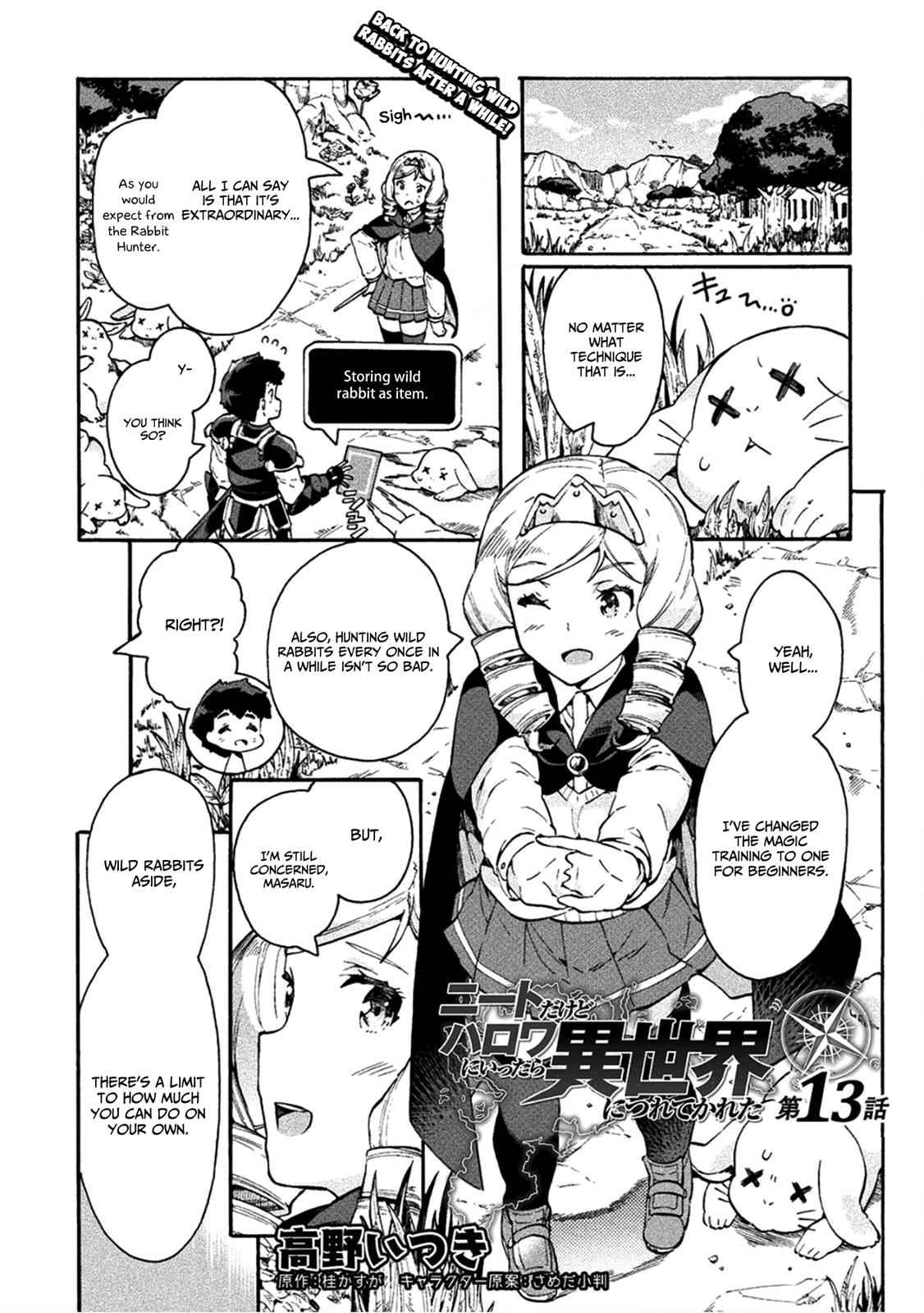 NEET dakedo Hello Work ni Ittara Isekai ni Tsuretekareta Chap 13 - Next Chap 14