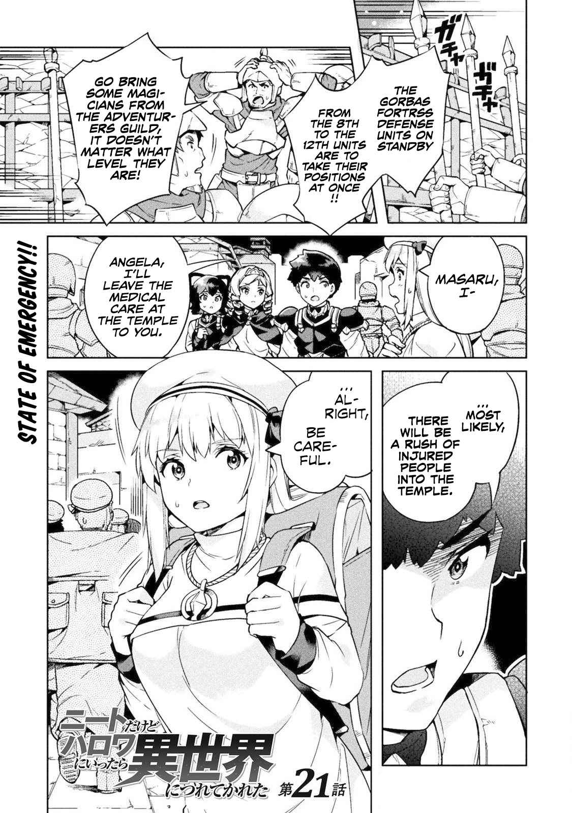 NEET dakedo Hello Work ni Ittara Isekai ni Tsuretekareta Chap 21 - Next Chap 22