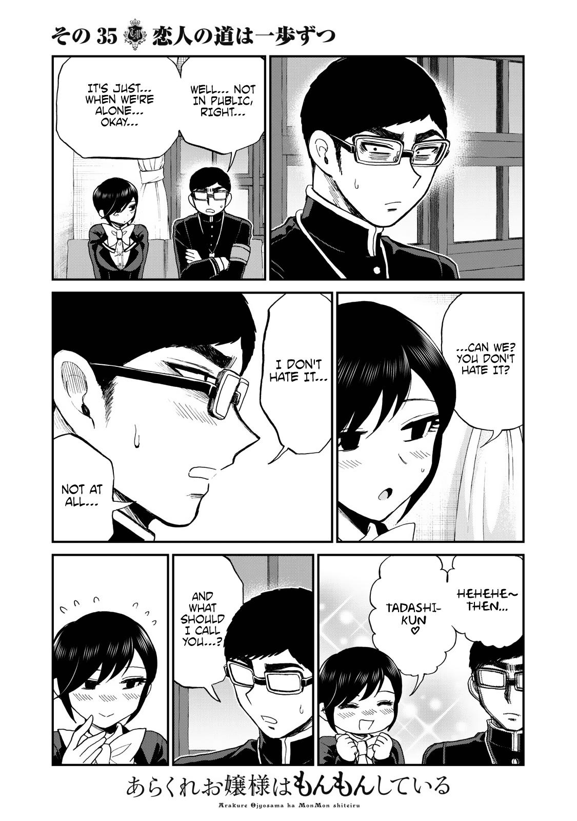 Arakure Ojousama Wa MonMon Shiteiru Chap 35 - Next Chap 36