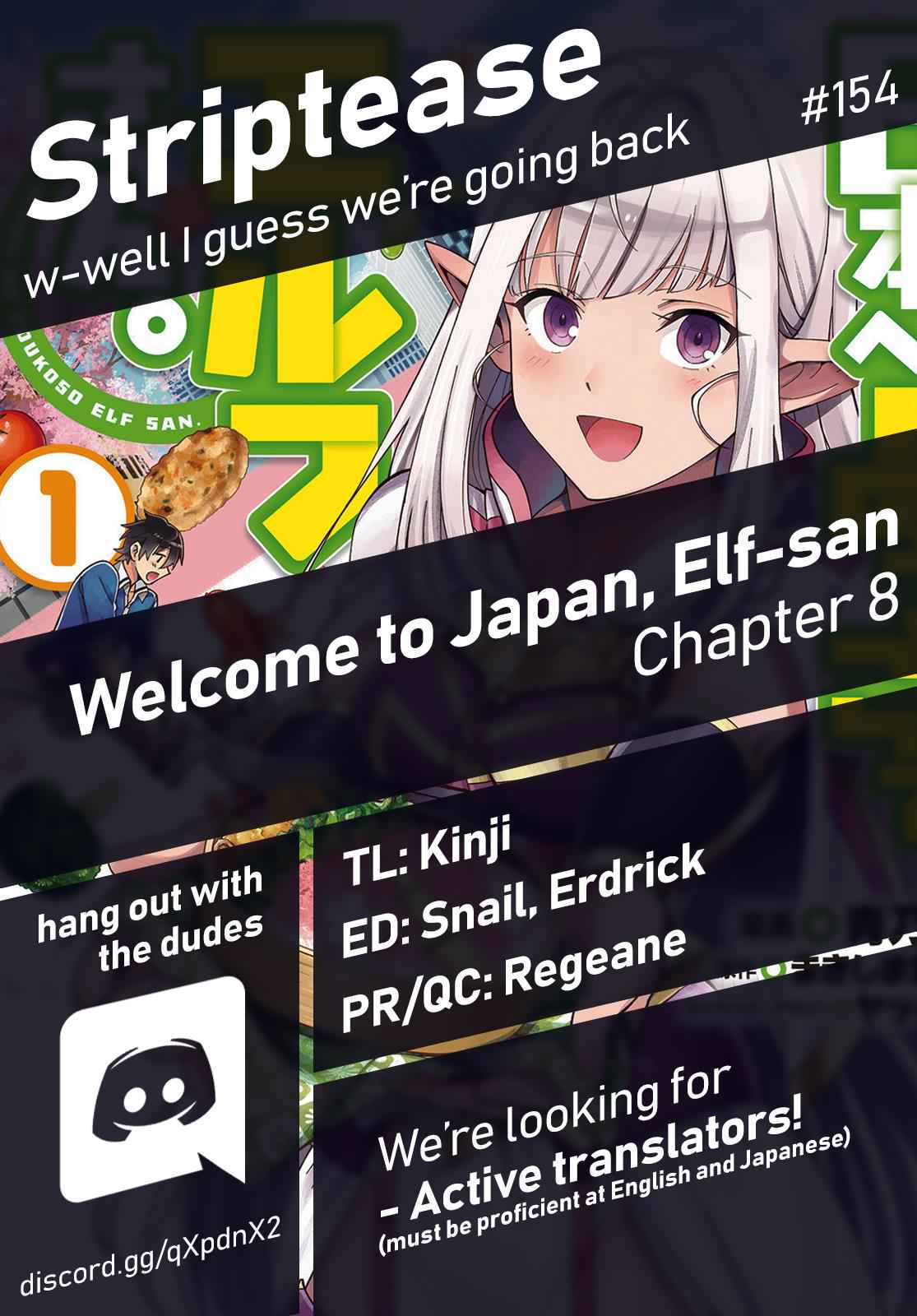 Nihon e Youkoso Elf-san Chap 8 - Next Chap 9