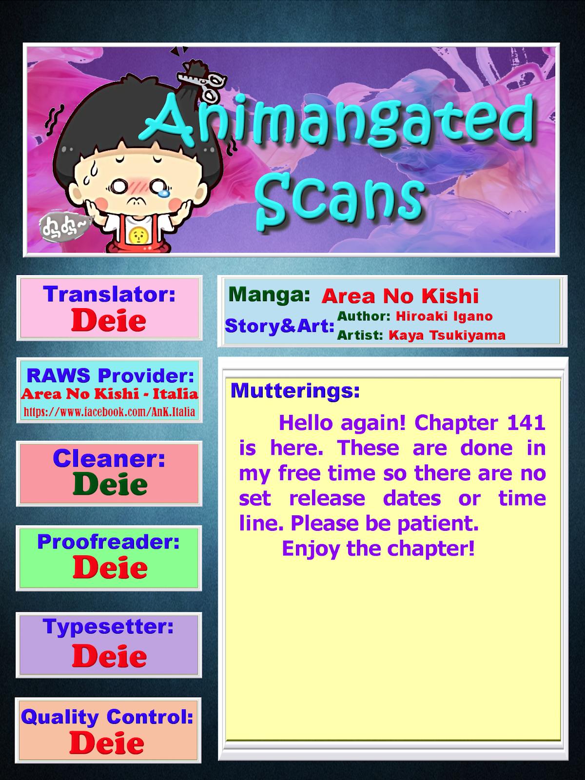 Area no Kishi Chap 141 - Next Chap 142