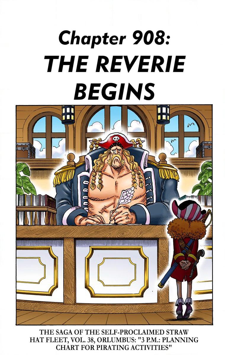 One Piece - Digital Colored Comics Chap 908 - Next Chap 909