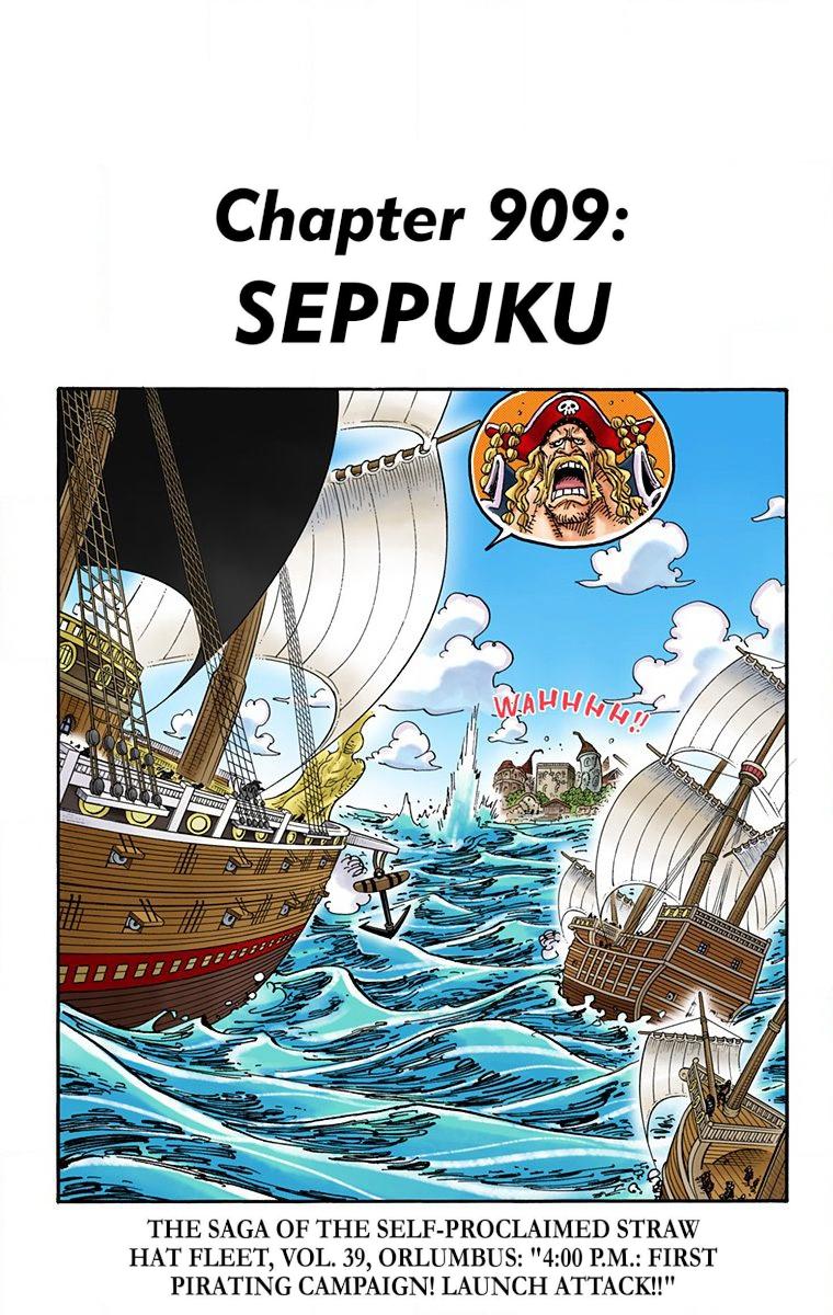 One Piece - Digital Colored Comics Chap 909 - Next Chap 910