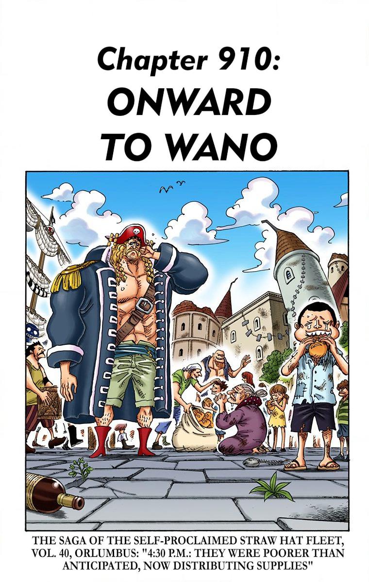 One Piece - Digital Colored Comics Chap 910 - Next Chap 911
