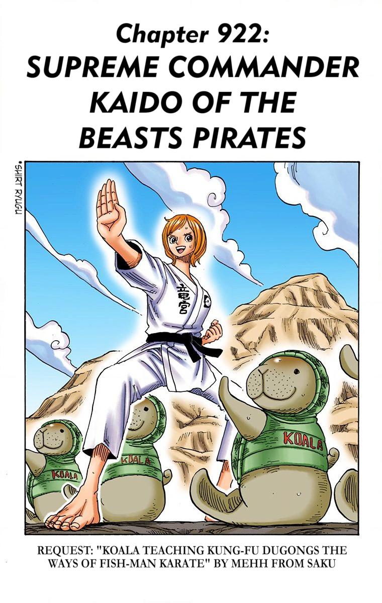 One Piece - Digital Colored Comics Chap 922 - Next Chap 923