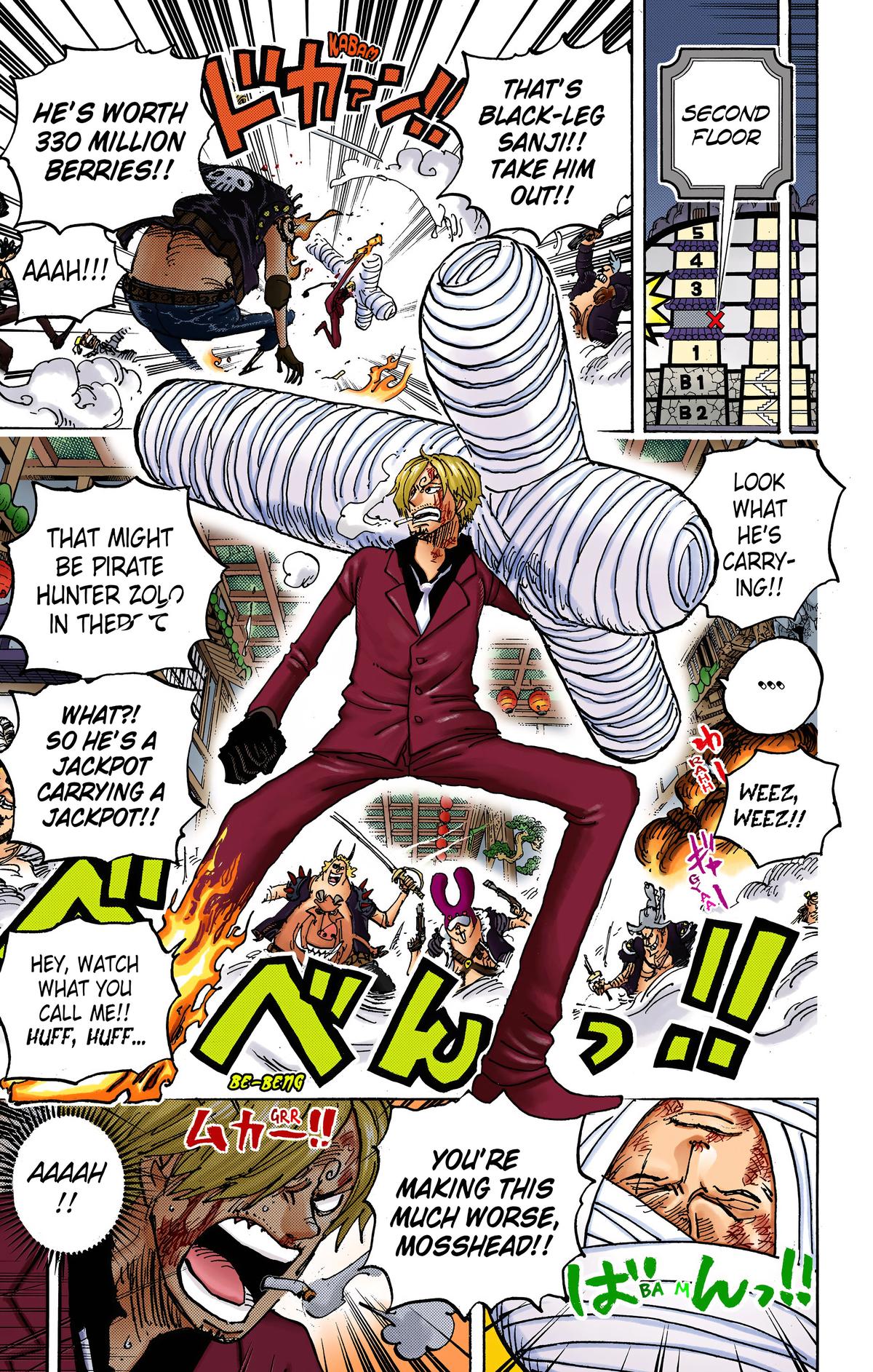 One Piece - Digital Colored Comics Chap 1012 - Next Chap 1013
