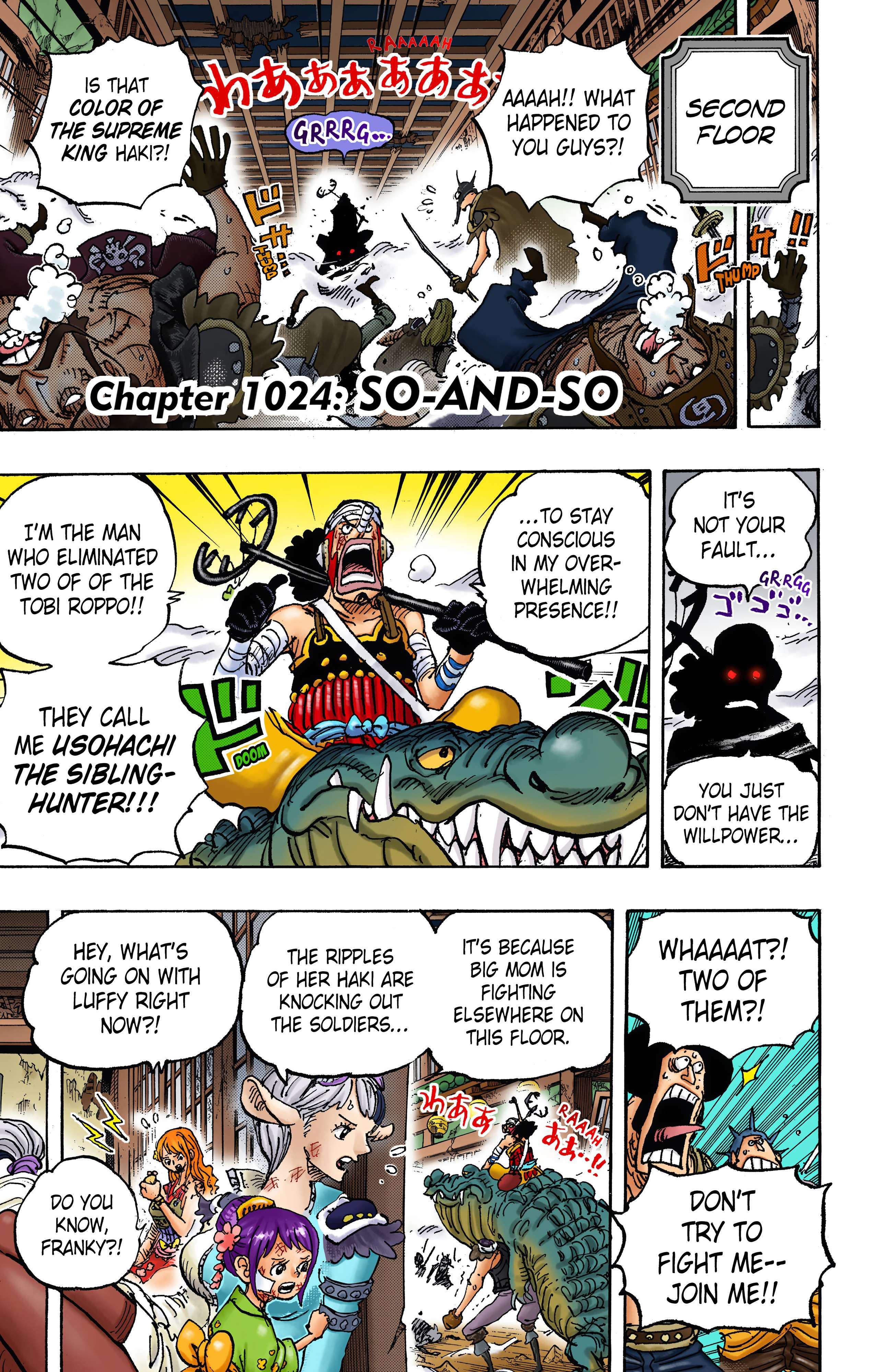 One Piece - Digital Colored Comics Chap 1024 - Next Chap 1025