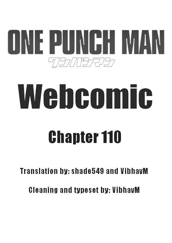 Onepunch-Man (ONE) Chap 110 - Next Chap 111