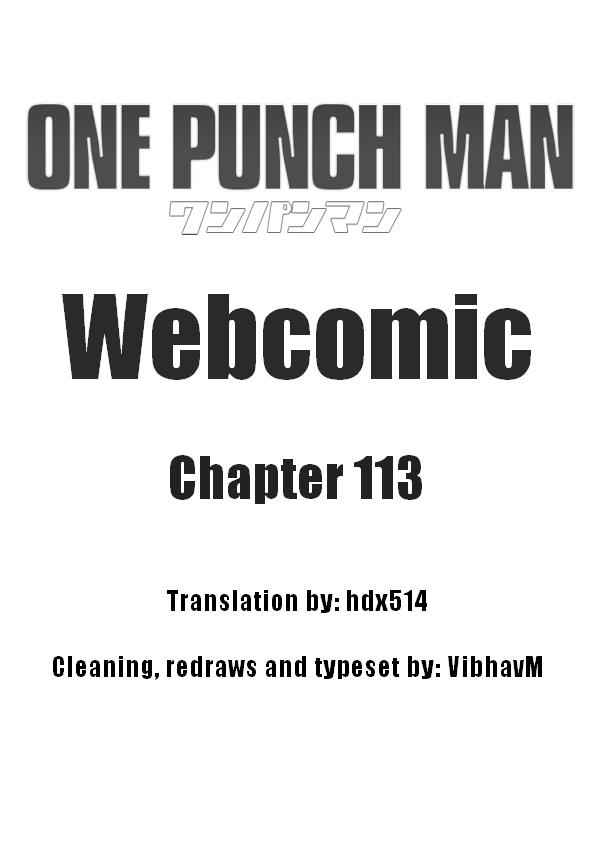 Onepunch-Man (ONE) Chap 113 - Next Chap 114
