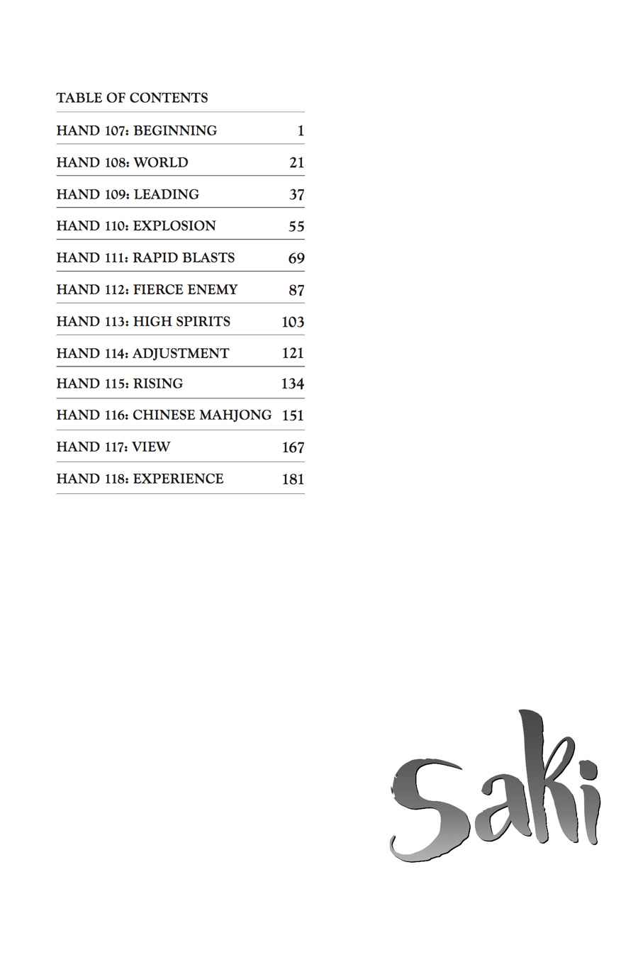 Saki Chap 107 - Next Chap 108