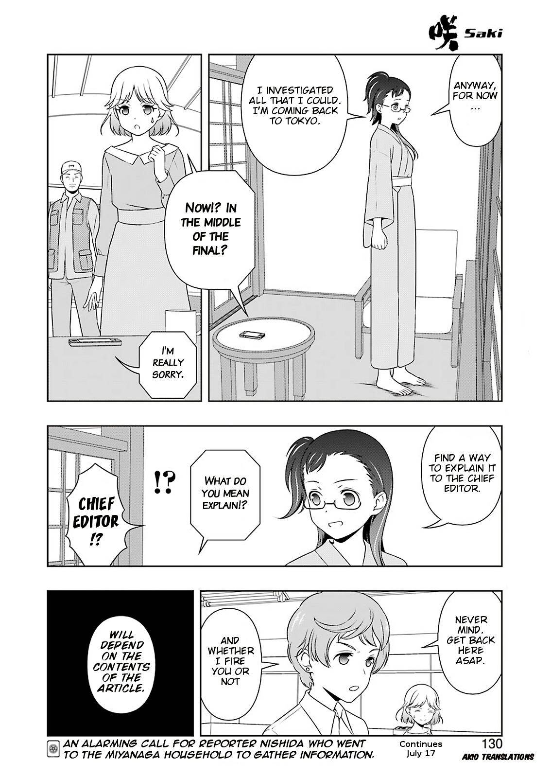Saki Chap 219 - Next Chap 220