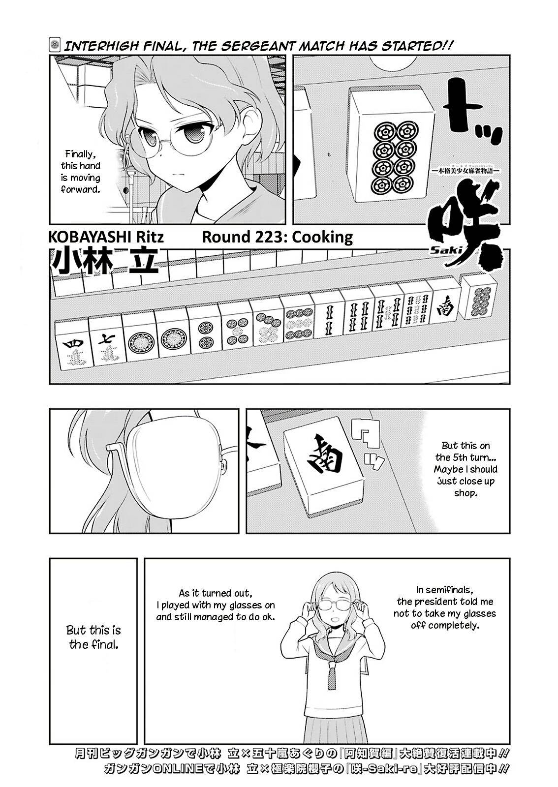 Saki Chap 223 - Next Chap 224