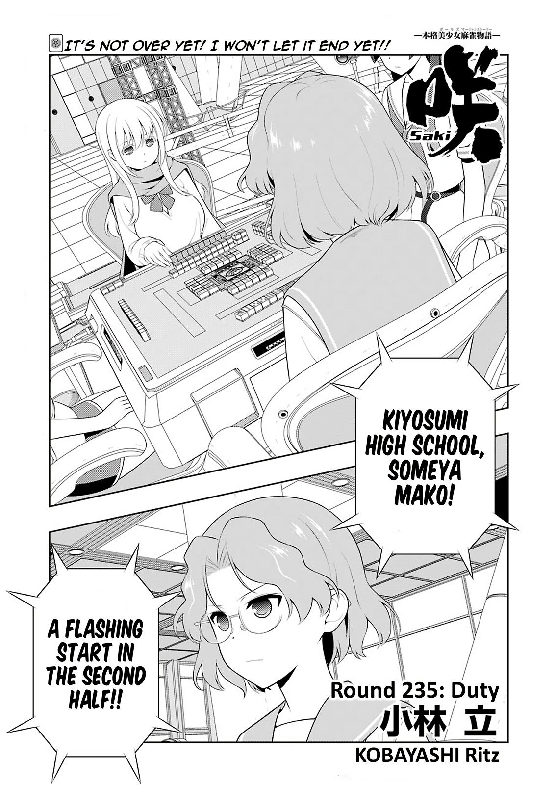 Saki Chap 235 - Next Chap 236