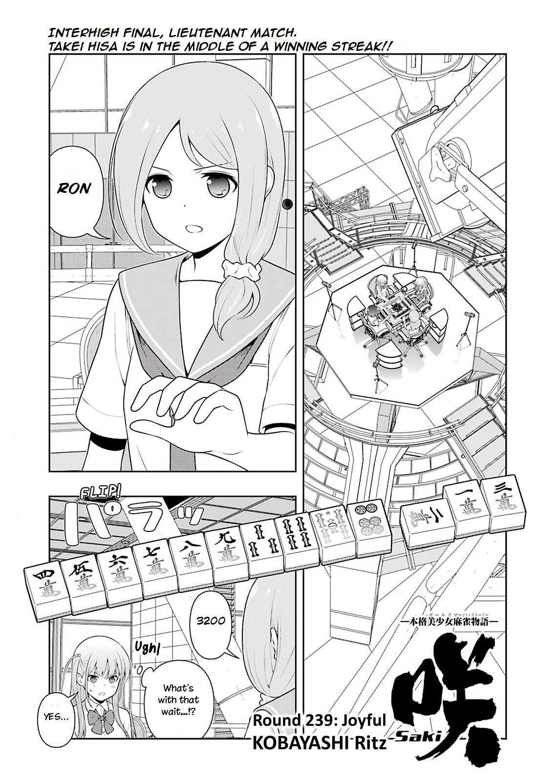 Saki Chap 239 - Next Chap 240