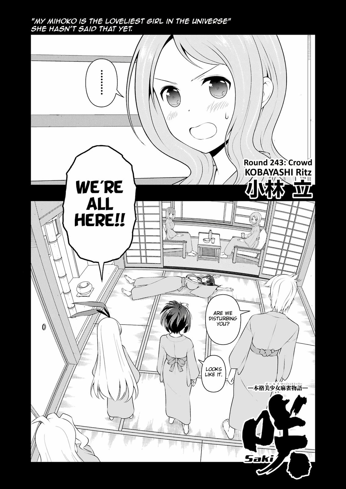 Saki Chap 243 - Next Chap 244