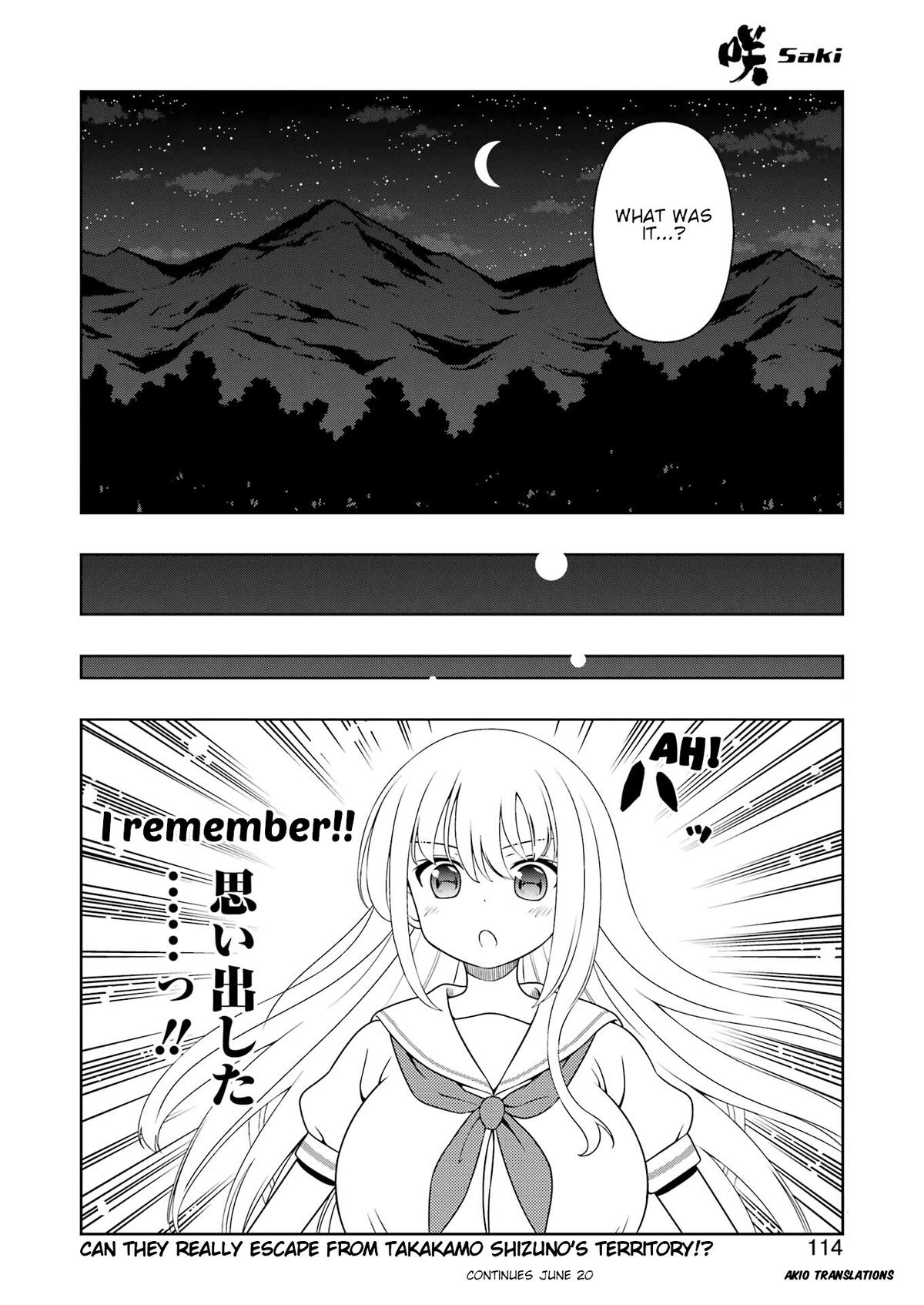 Saki Chap 287 - Next Chap 288