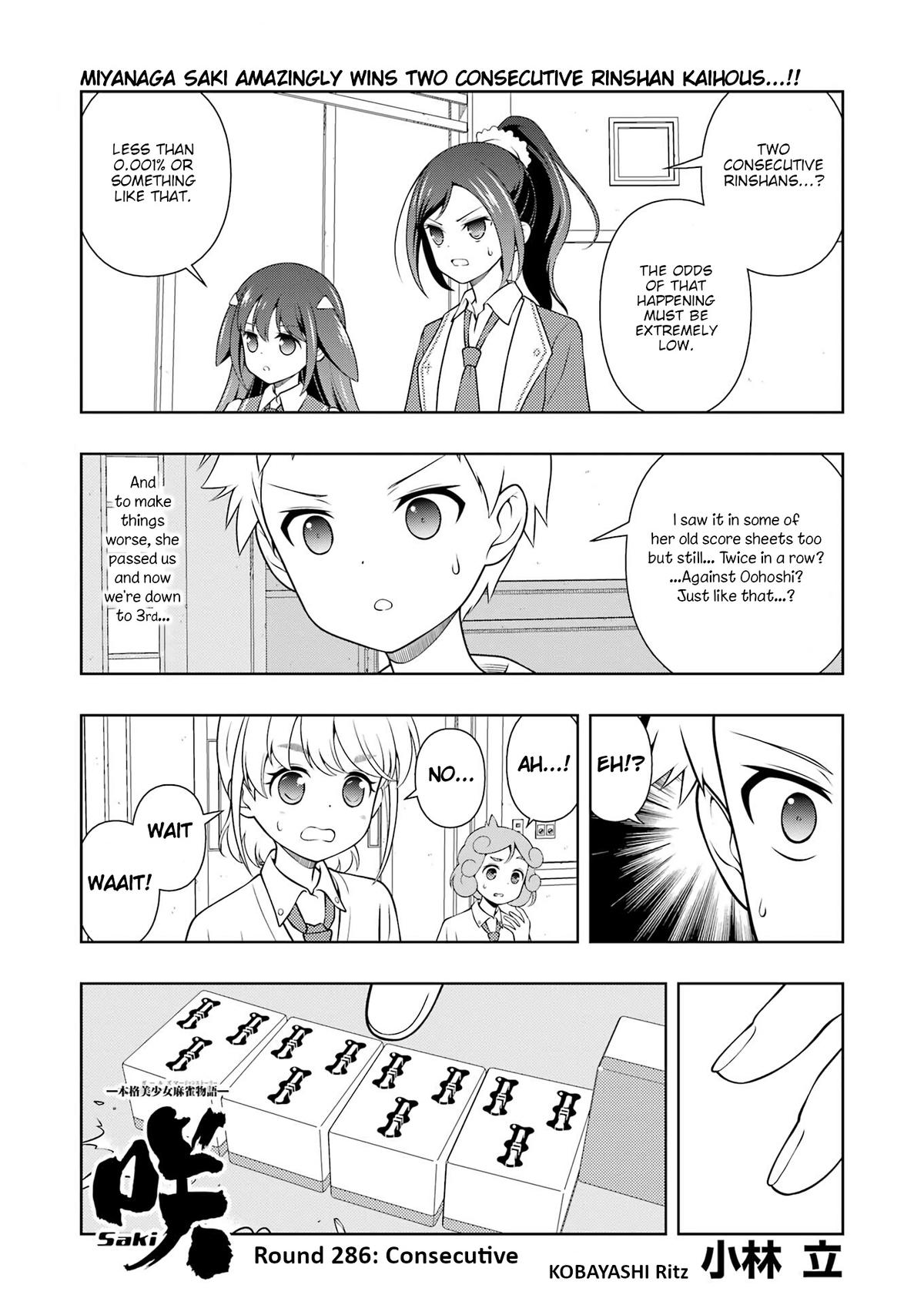 Saki Chap 286 - Next Chap 287