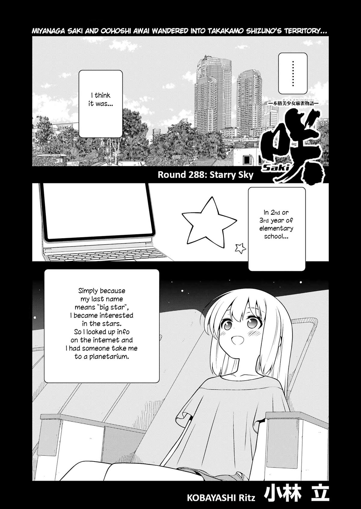 Saki Chap 288 - Next Chap 289