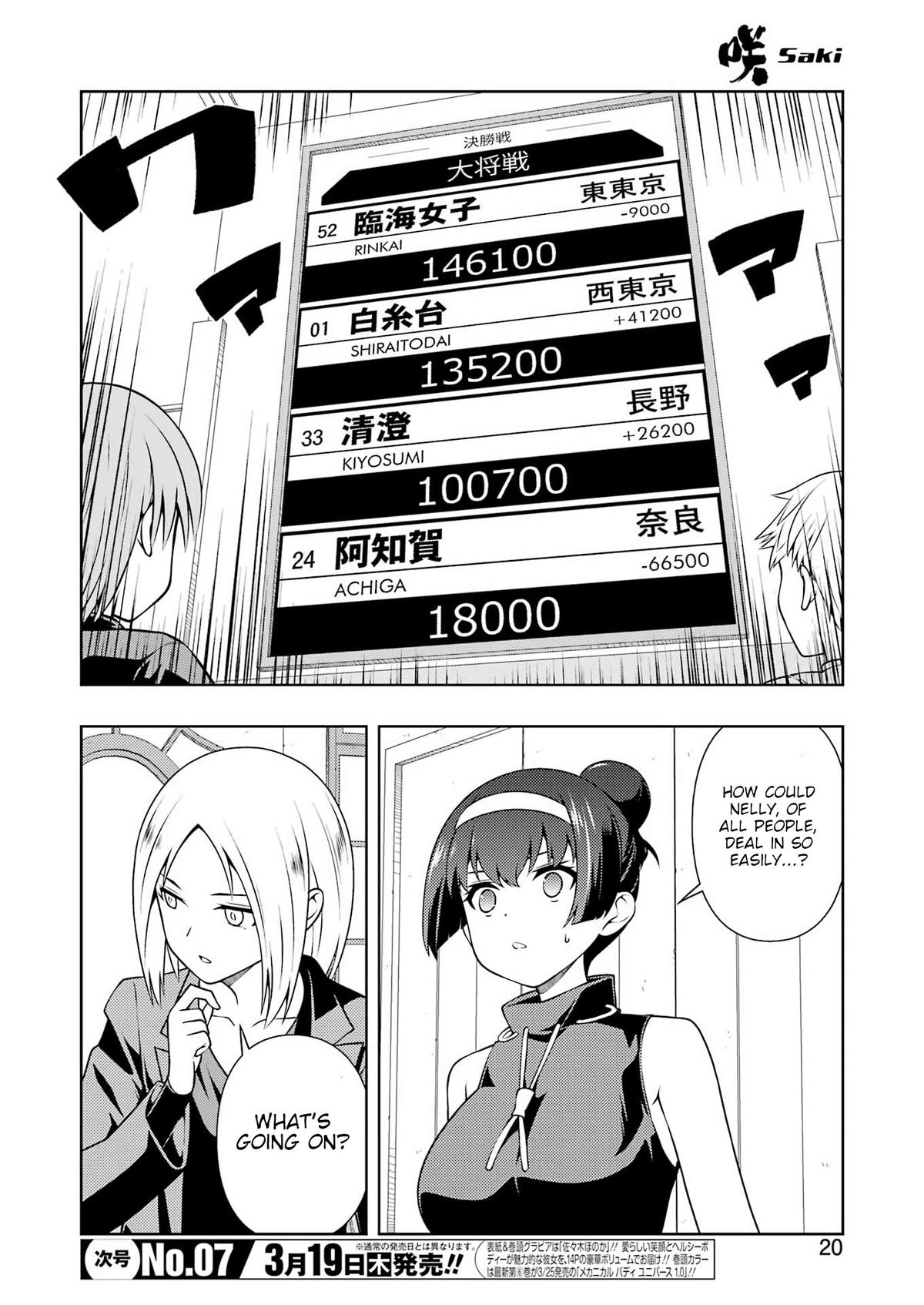 Saki Chap 296 - Next Chap 297