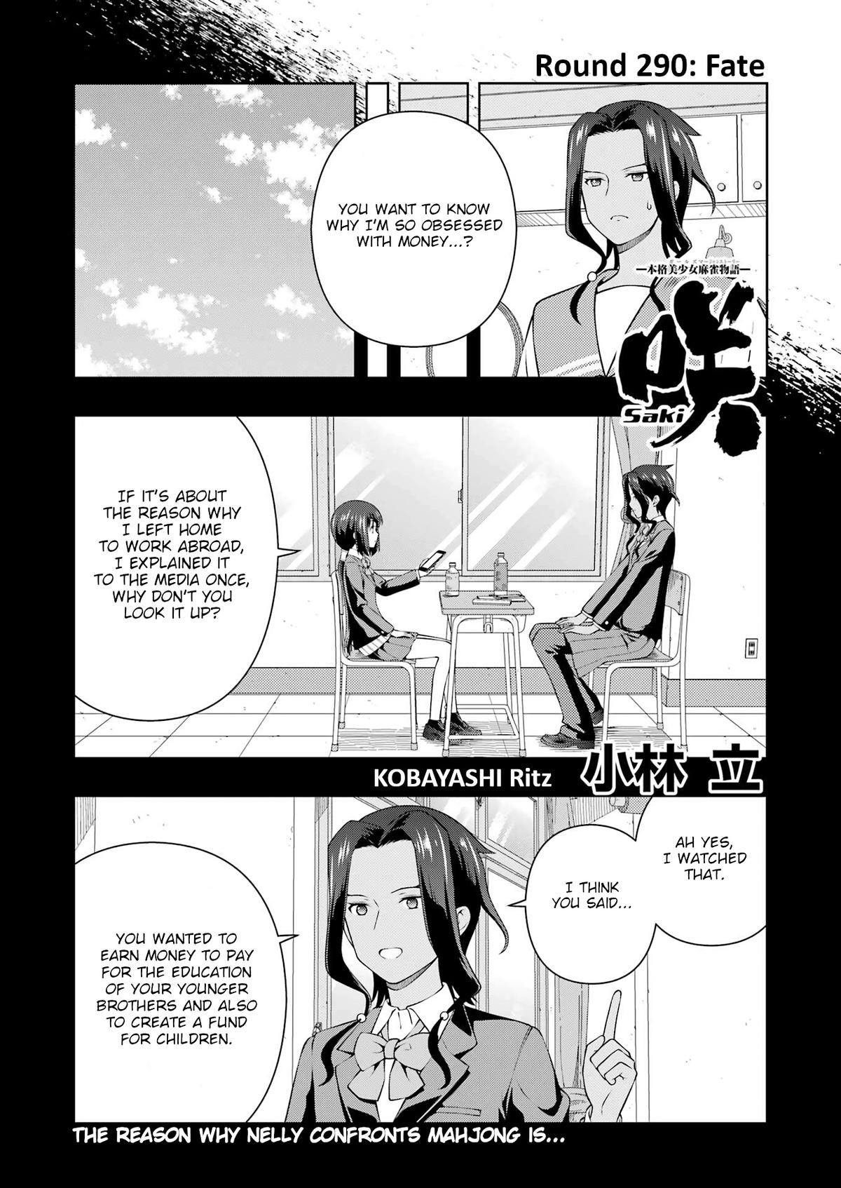 Saki Chap 290 - Next Chap 291