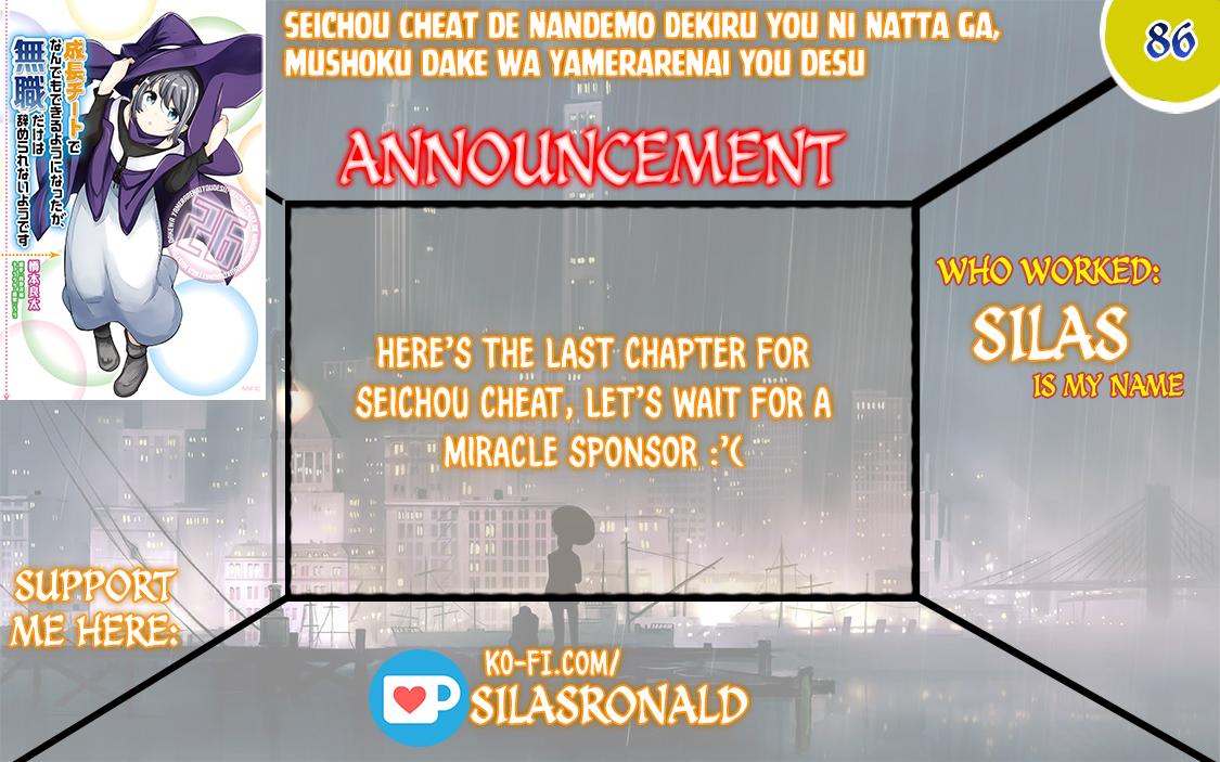 Seichou Cheat de Nandemo Dekiru you ni Natta ga Chap 86 - Next Chap 87