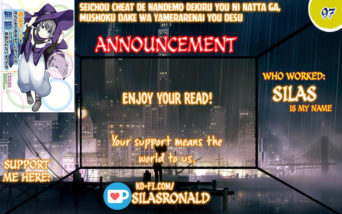 Seichou Cheat de Nandemo Dekiru you ni Natta ga Chap 97 - Next Chap 98