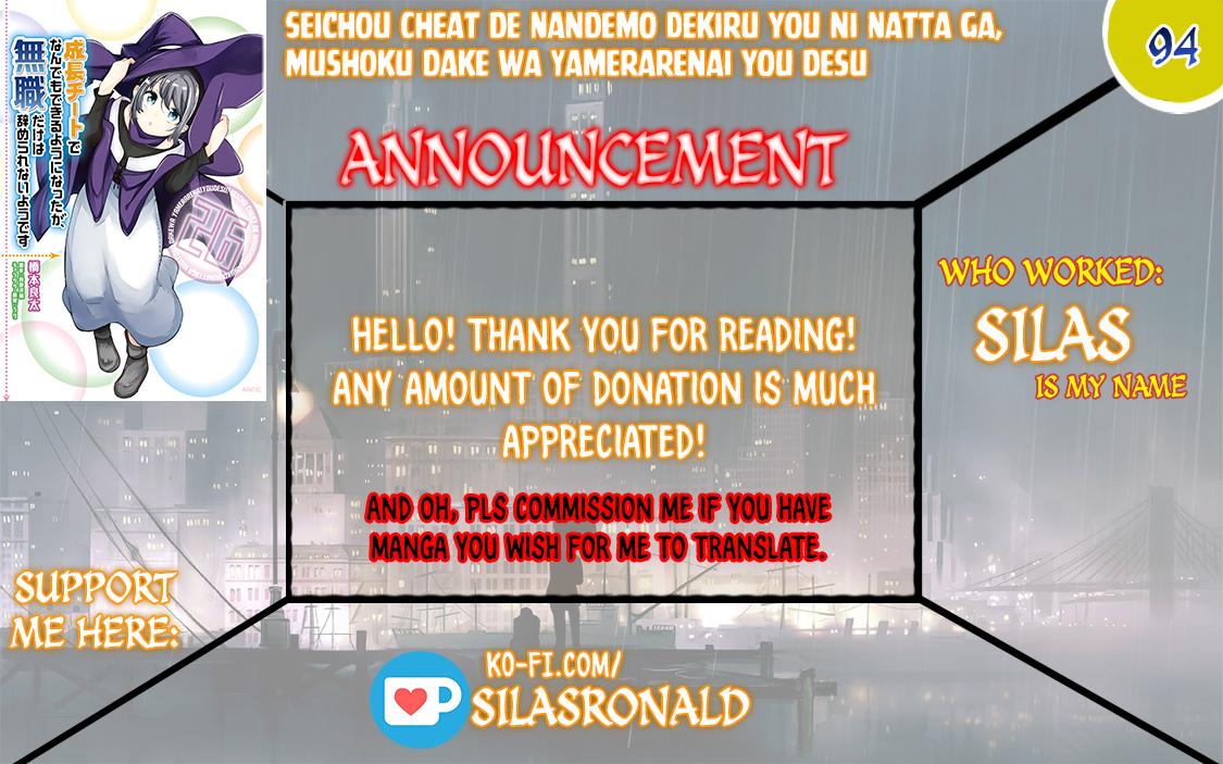 Seichou Cheat de Nandemo Dekiru you ni Natta ga Chap 94 - Next Chap 95