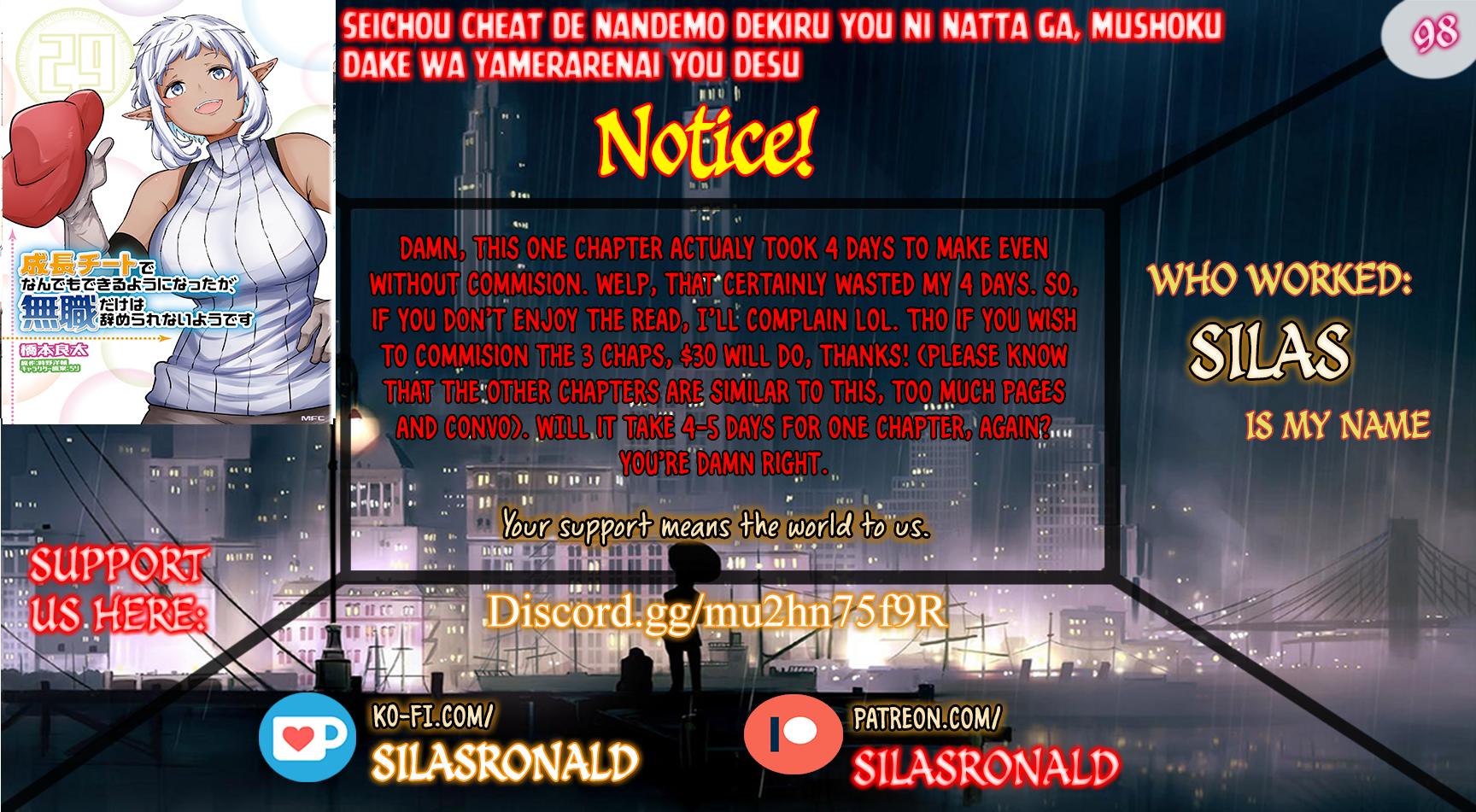 Seichou Cheat de Nandemo Dekiru you ni Natta ga Chap 98 - Next Chap 99