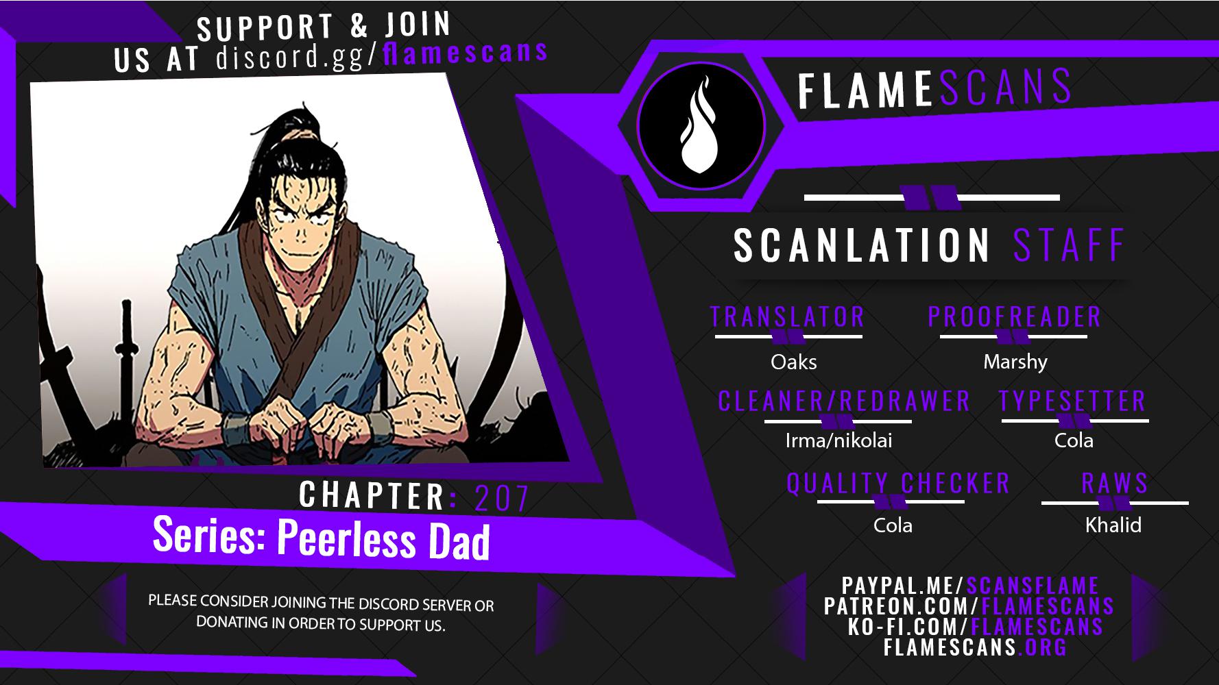 Peerless Dad Chap 207 - Next Chap 208
