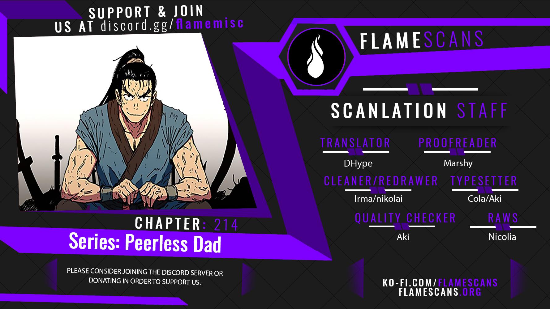 Peerless Dad Chap 214 - Next Chap 215