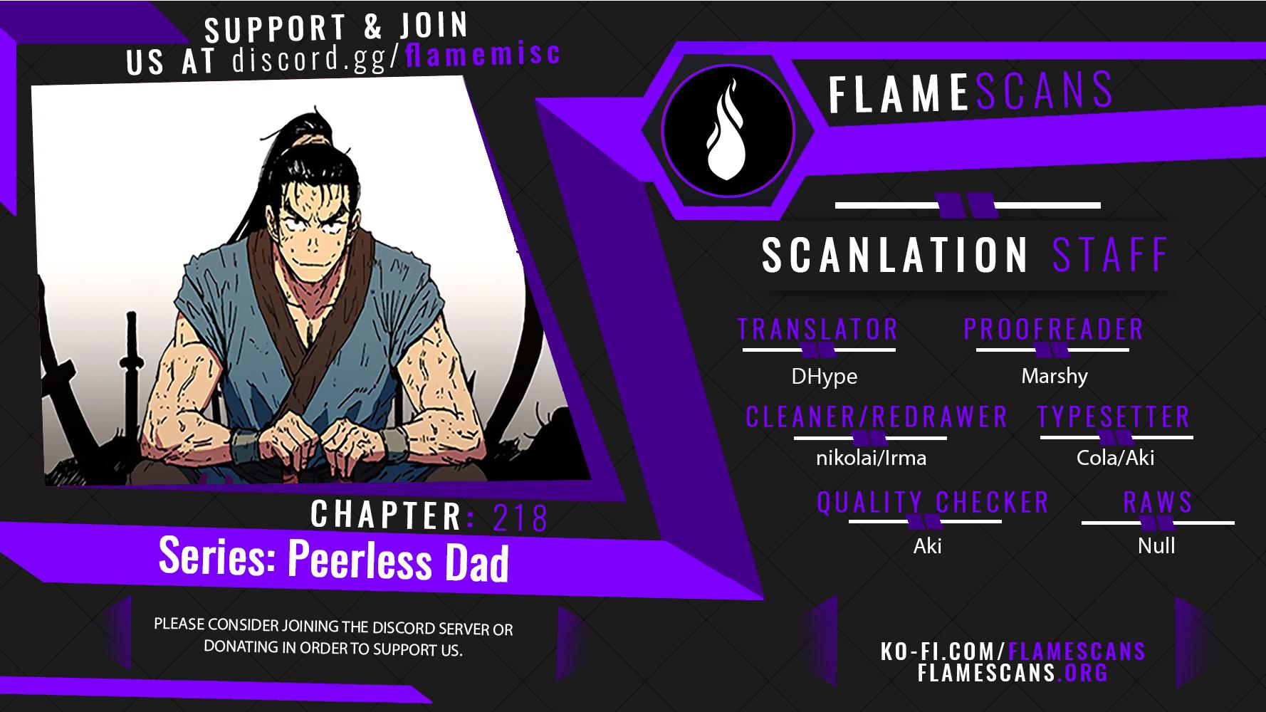 Peerless Dad Chap 218 - Next Chap 219
