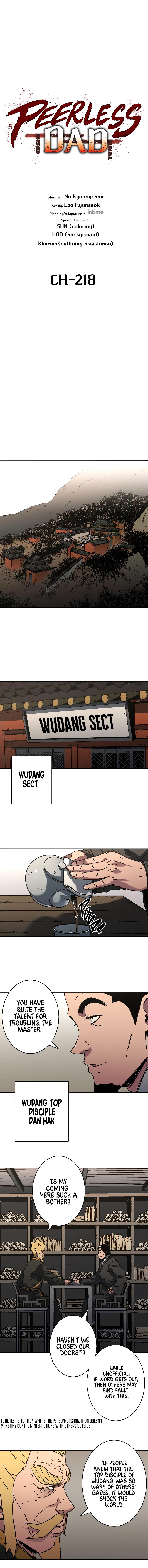 Peerless Dad Chap 218 - Next Chap 219