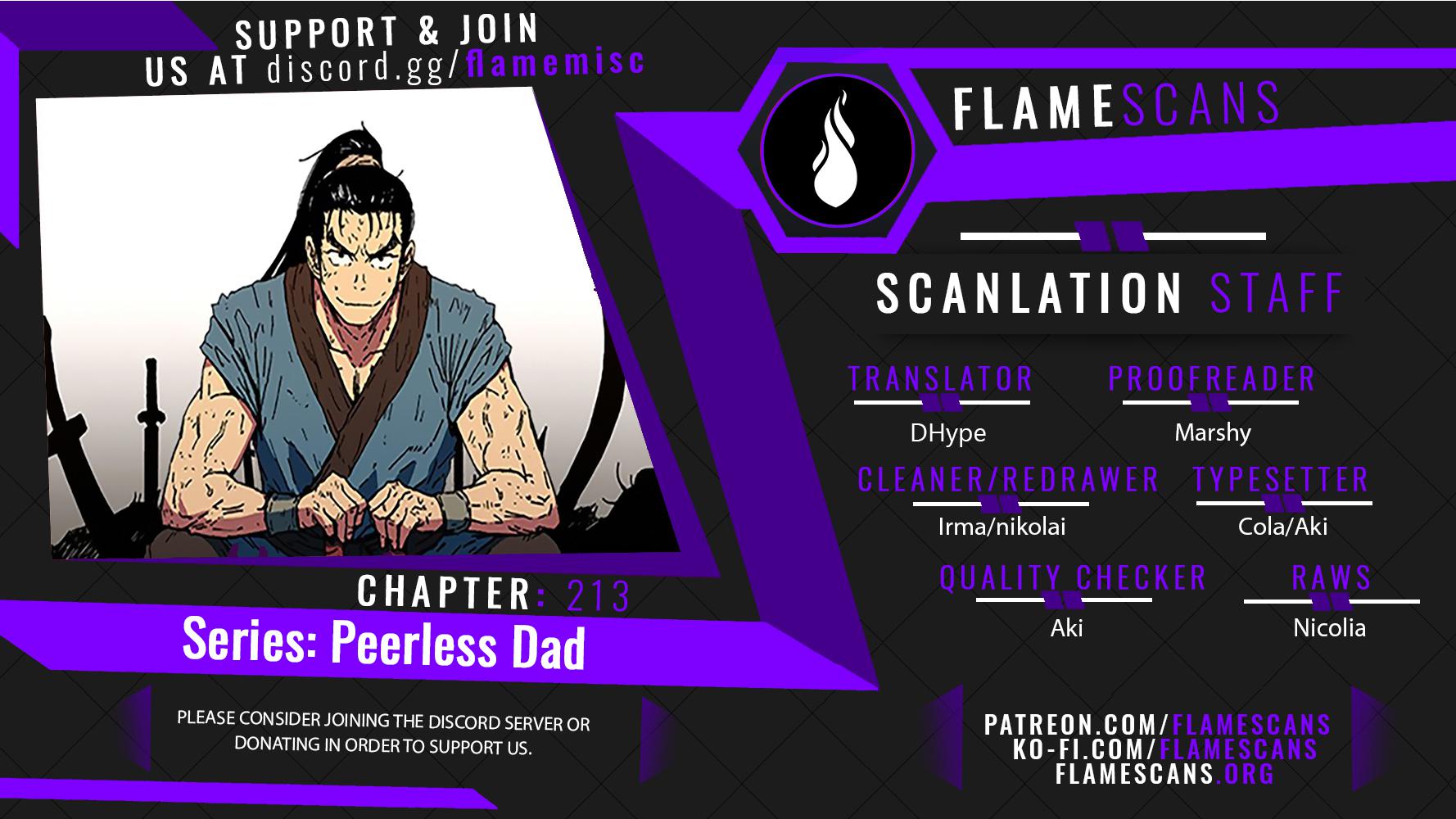 Peerless Dad Chap 213 - Next Chap 214
