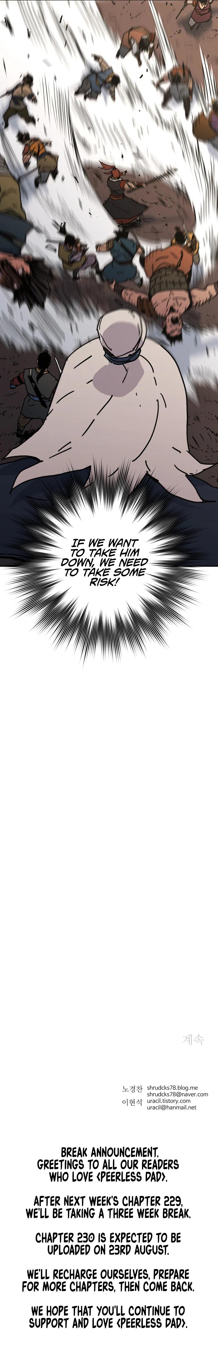 Peerless Dad Chap 228 - Next Chap 229