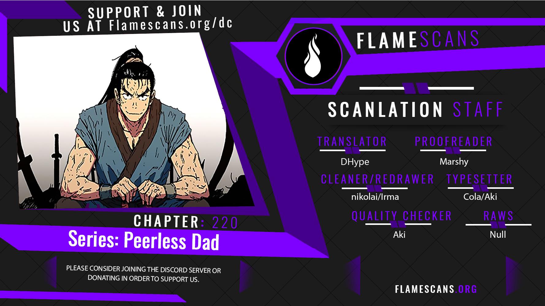 Peerless Dad Chap 220 - Next Chap 221