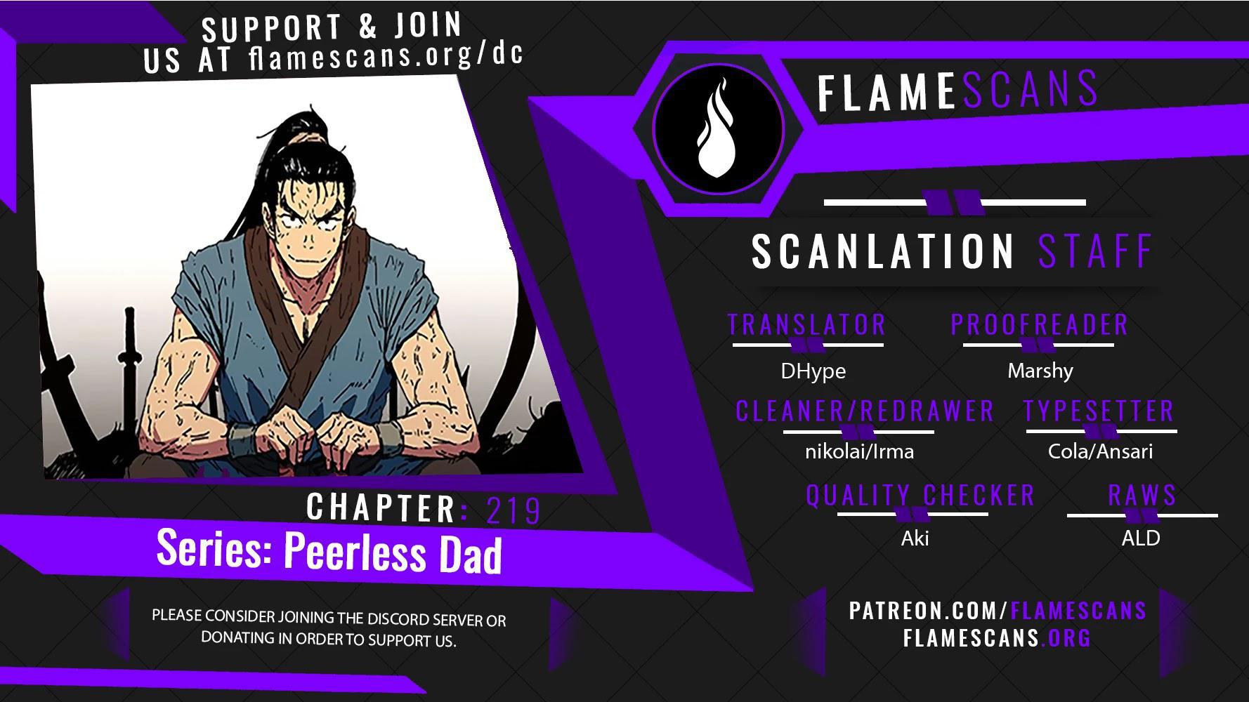 Peerless Dad Chap 221 - Next Chap 222