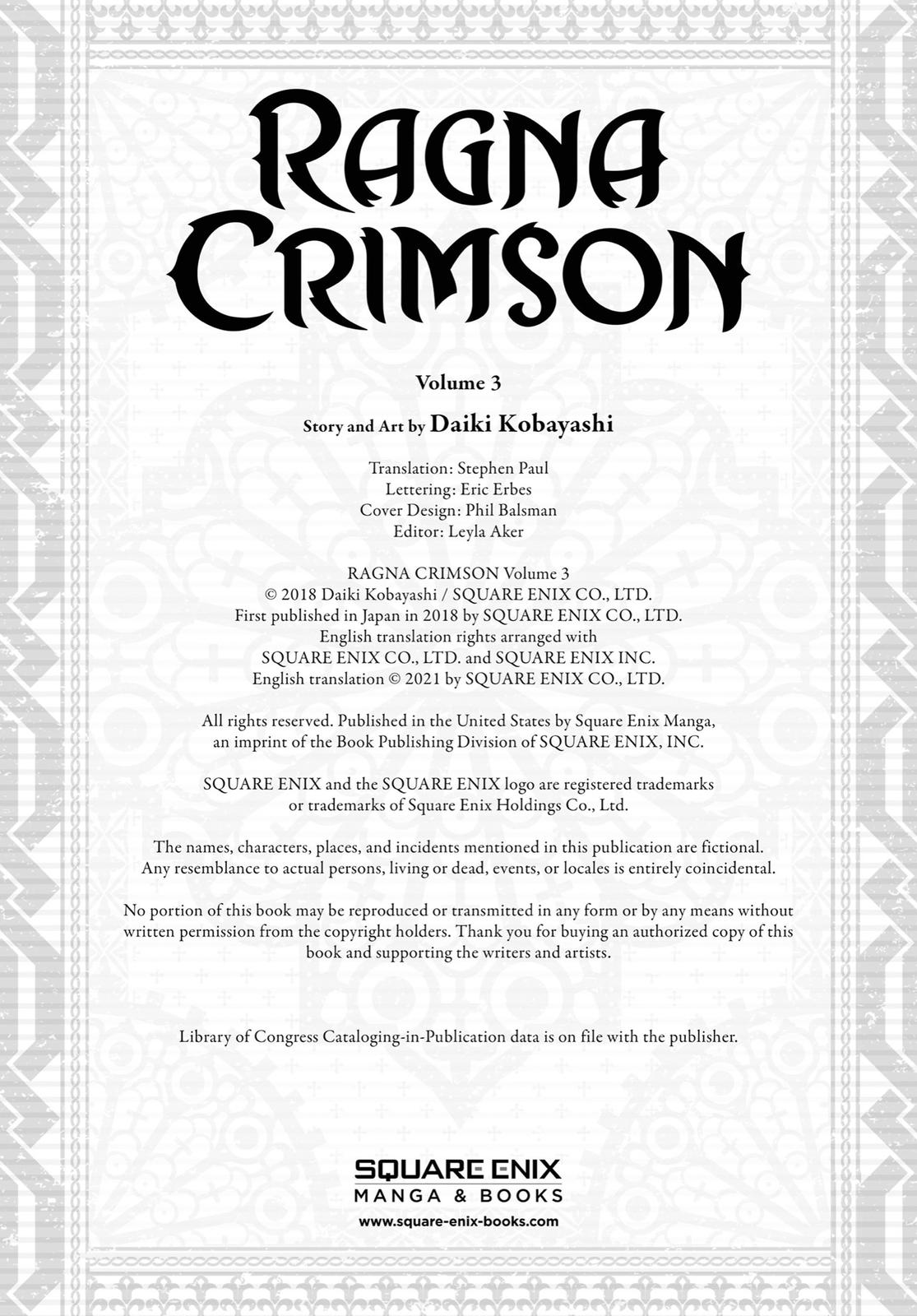 Ragna Crimson Chap 13.5 - Next Chap 14.5