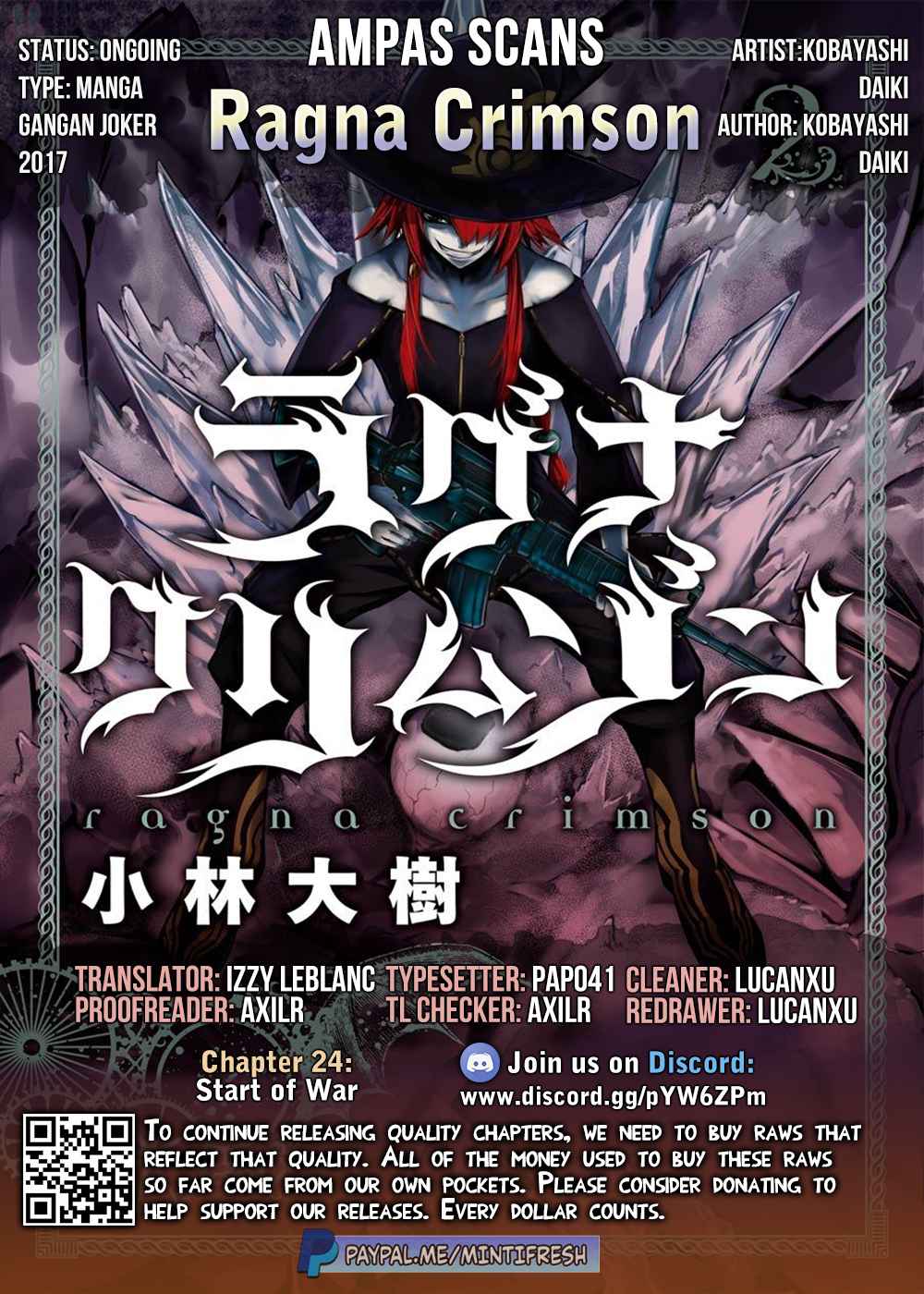 Ragna Crimson Chap 24 - Next Chap 25