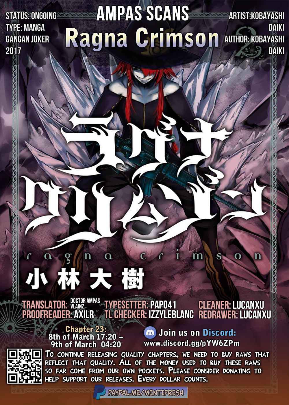 Ragna Crimson Chap 23 - Next Chap 24