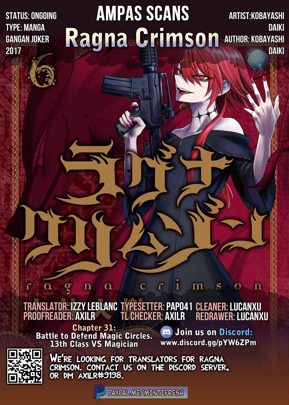Ragna Crimson Chap 31 - Next Chap 32