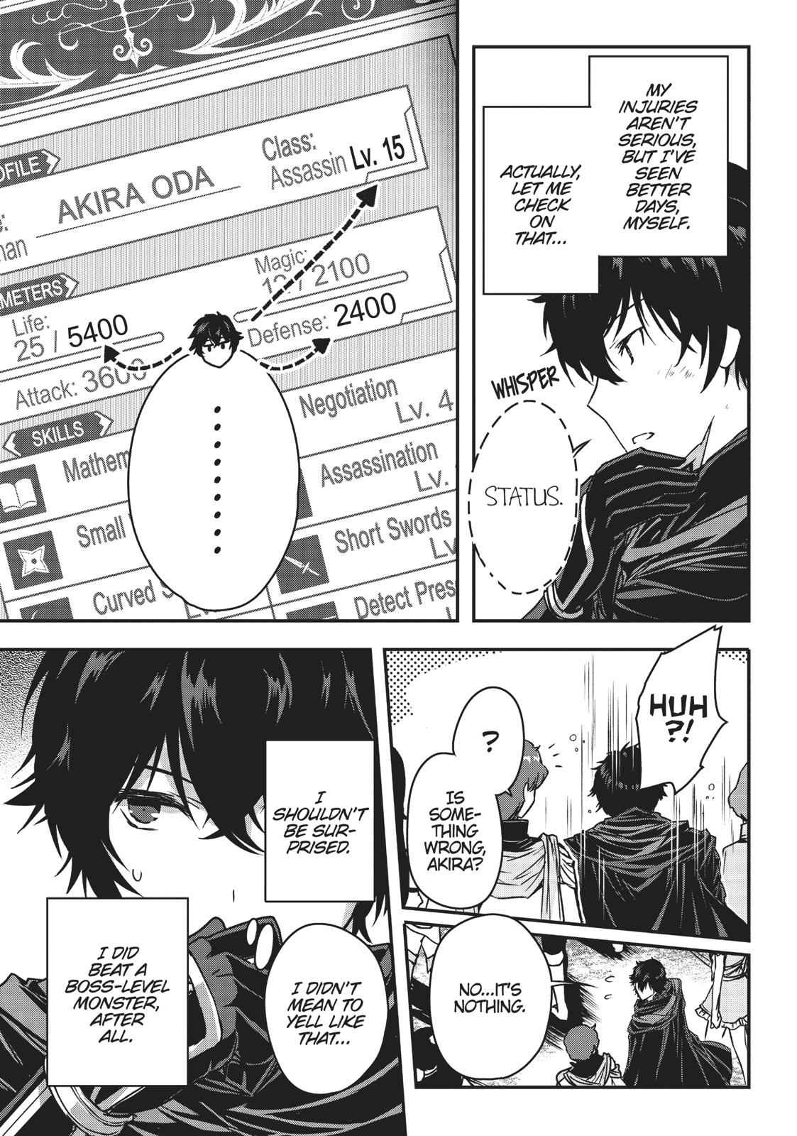 Ansatsusha de Aru Ore no Status ga Yuusha yori mo Akiraka ni Tsuyoi no da ga Chap 4 - Next Chap 5