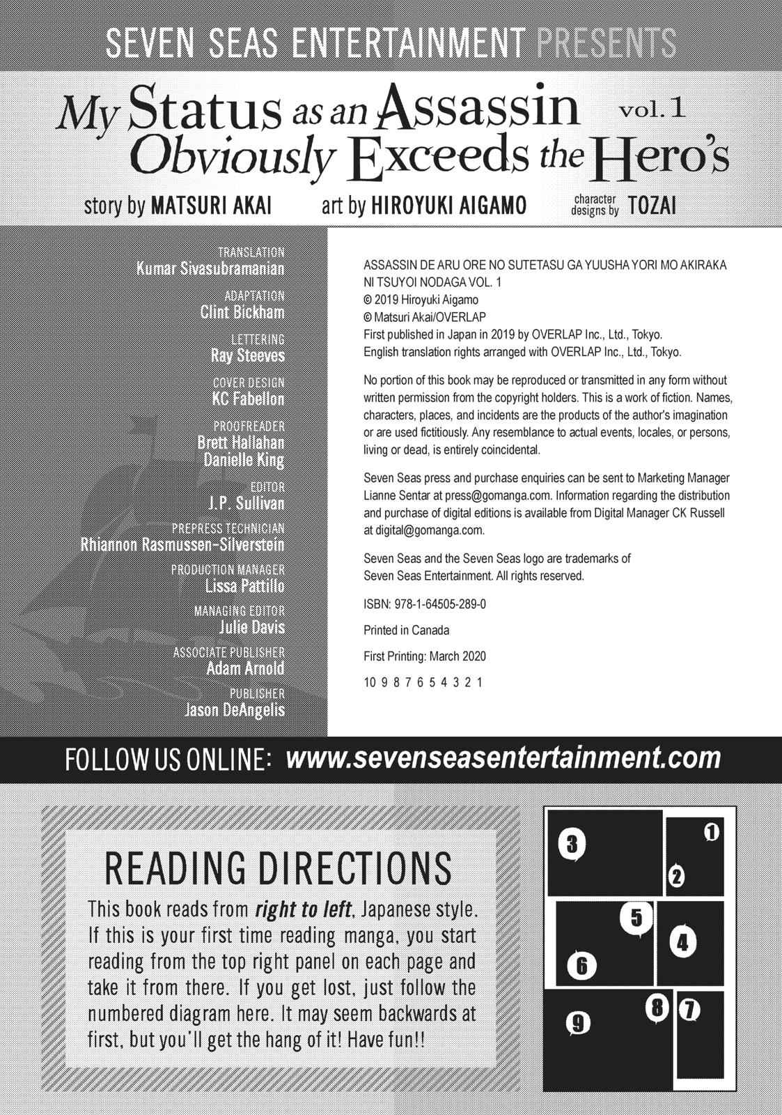 Ansatsusha de Aru Ore no Status ga Yuusha yori mo Akiraka ni Tsuyoi no da ga Chap 5 - Next Chap 6