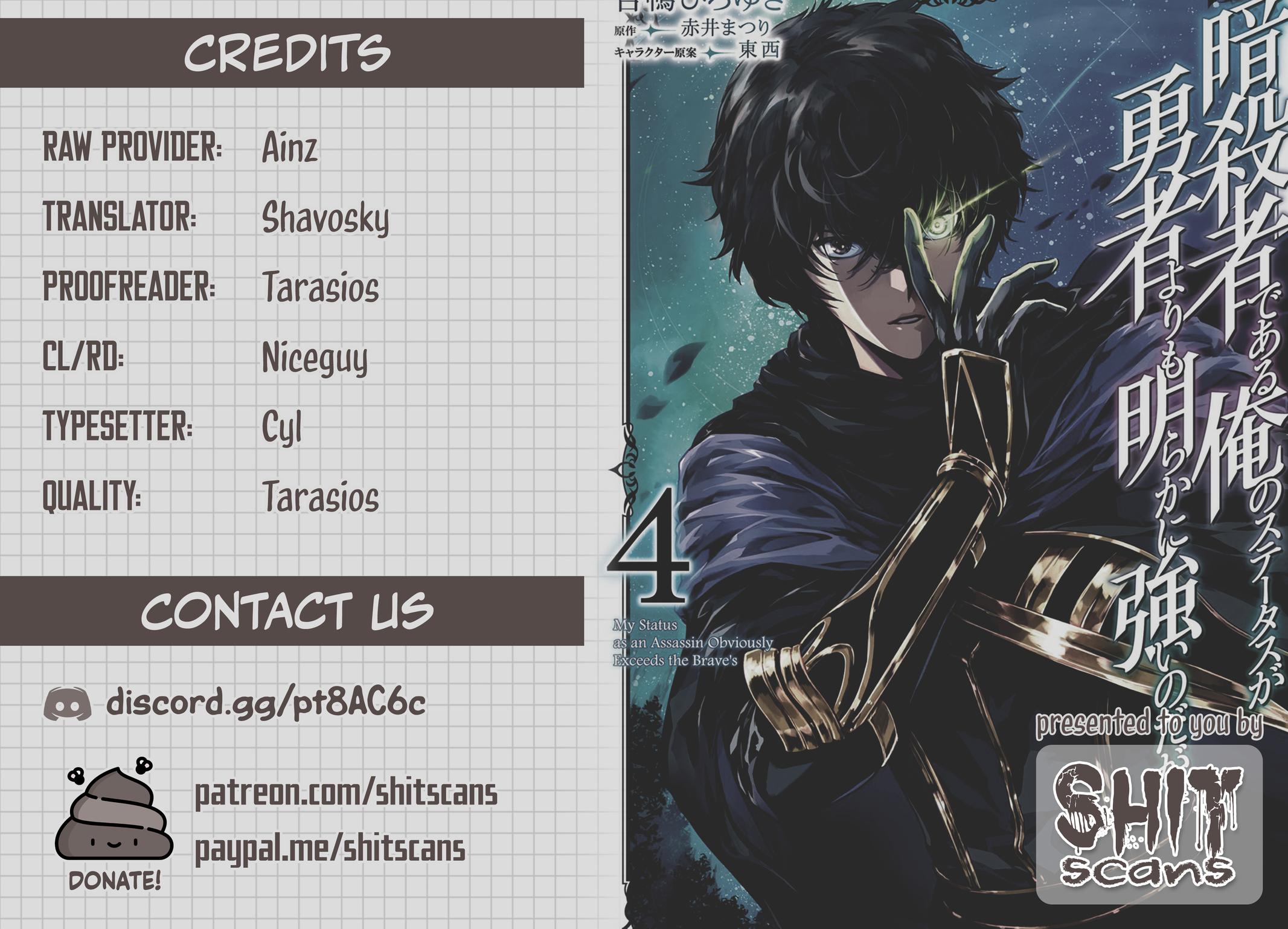 Ansatsusha de Aru Ore no Status ga Yuusha yori mo Akiraka ni Tsuyoi no da ga Chap 21.2 - Next Chap 22.2