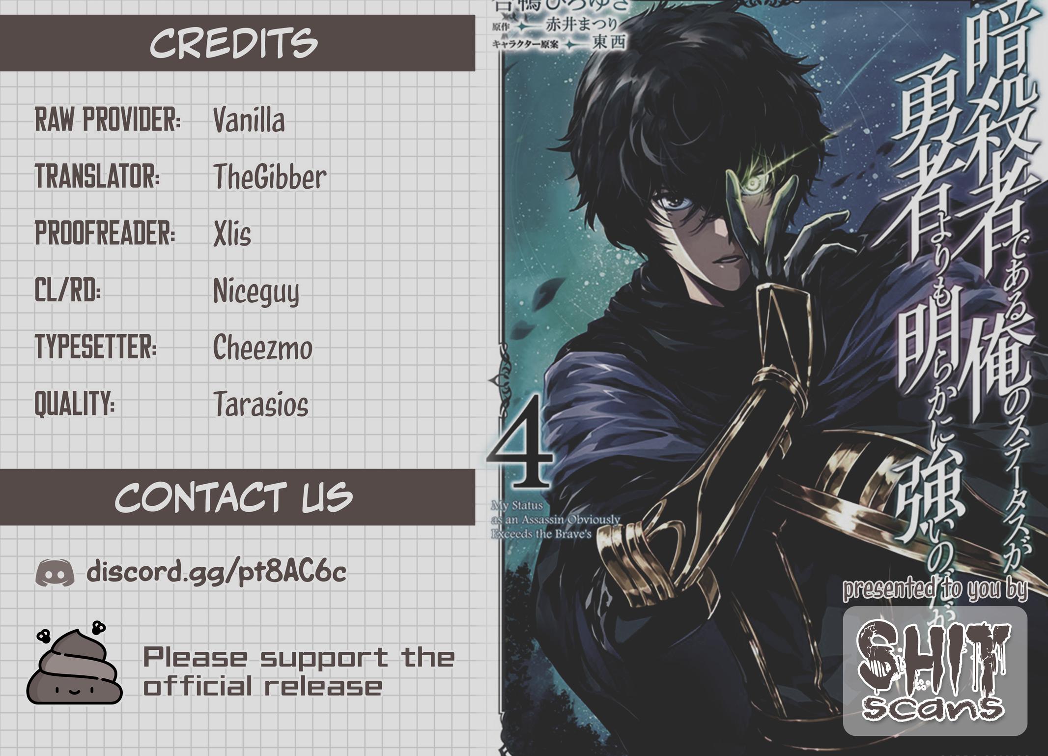 Ansatsusha de Aru Ore no Status ga Yuusha yori mo Akiraka ni Tsuyoi no da ga Chap 25 - Next Chap 26