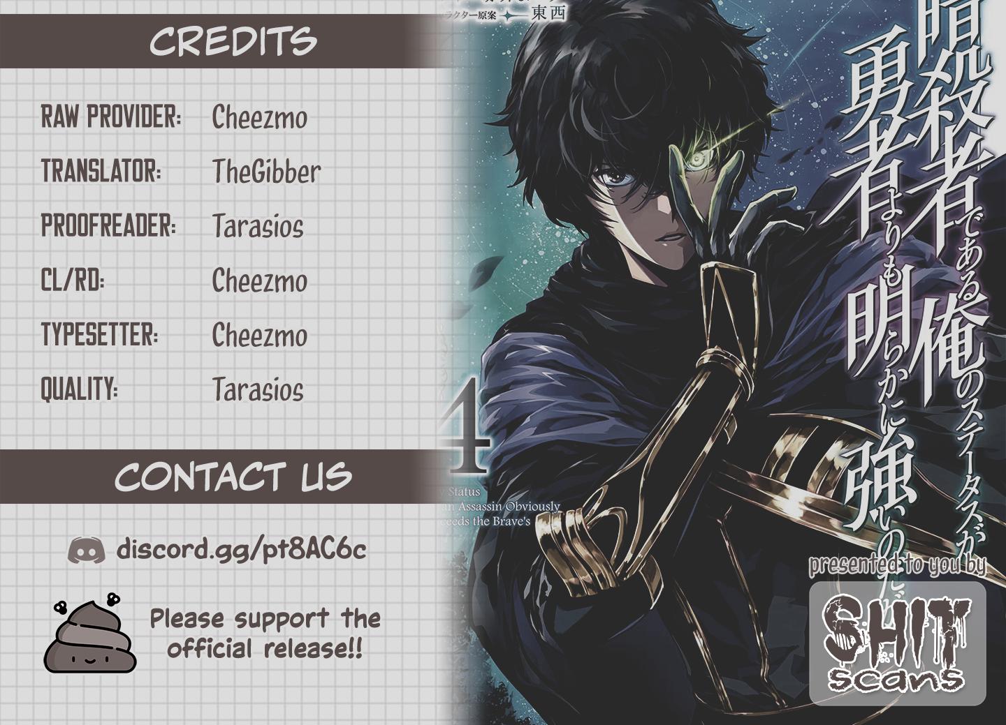 Ansatsusha de Aru Ore no Status ga Yuusha yori mo Akiraka ni Tsuyoi no da ga Chap 32 - Next Chap 33